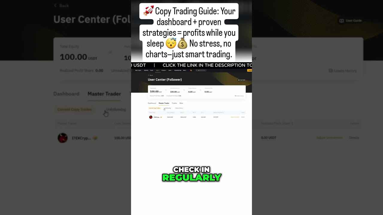🚀 Copy Trading Guide: Your dashboard + proven strategies = profits while you sleep 😴💰