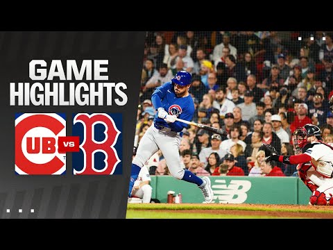 Red Sox vs. Cubs Game Highlights (4/28/24) | MLB Highlights