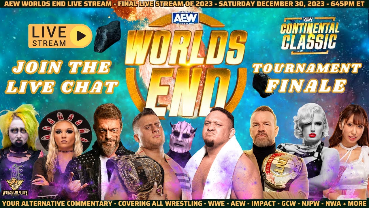 AEW Worlds End Live Stream Join Our Live Chat! (December 30, 2023) 