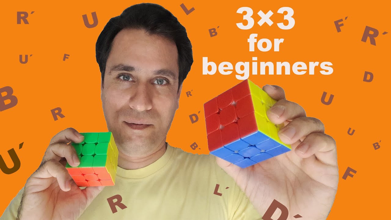 how to solve the 3 by 3 rubiks cube easily. for beginners - YouTube