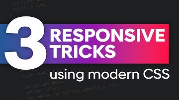 3 modern CSS techniques for responsive design