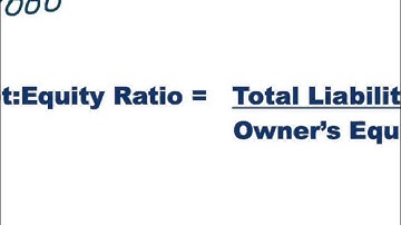 The Gearing Ratio (Debt:Equity Ratio)