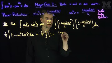 Integrating Even Powers of sin(x) and cos(x)