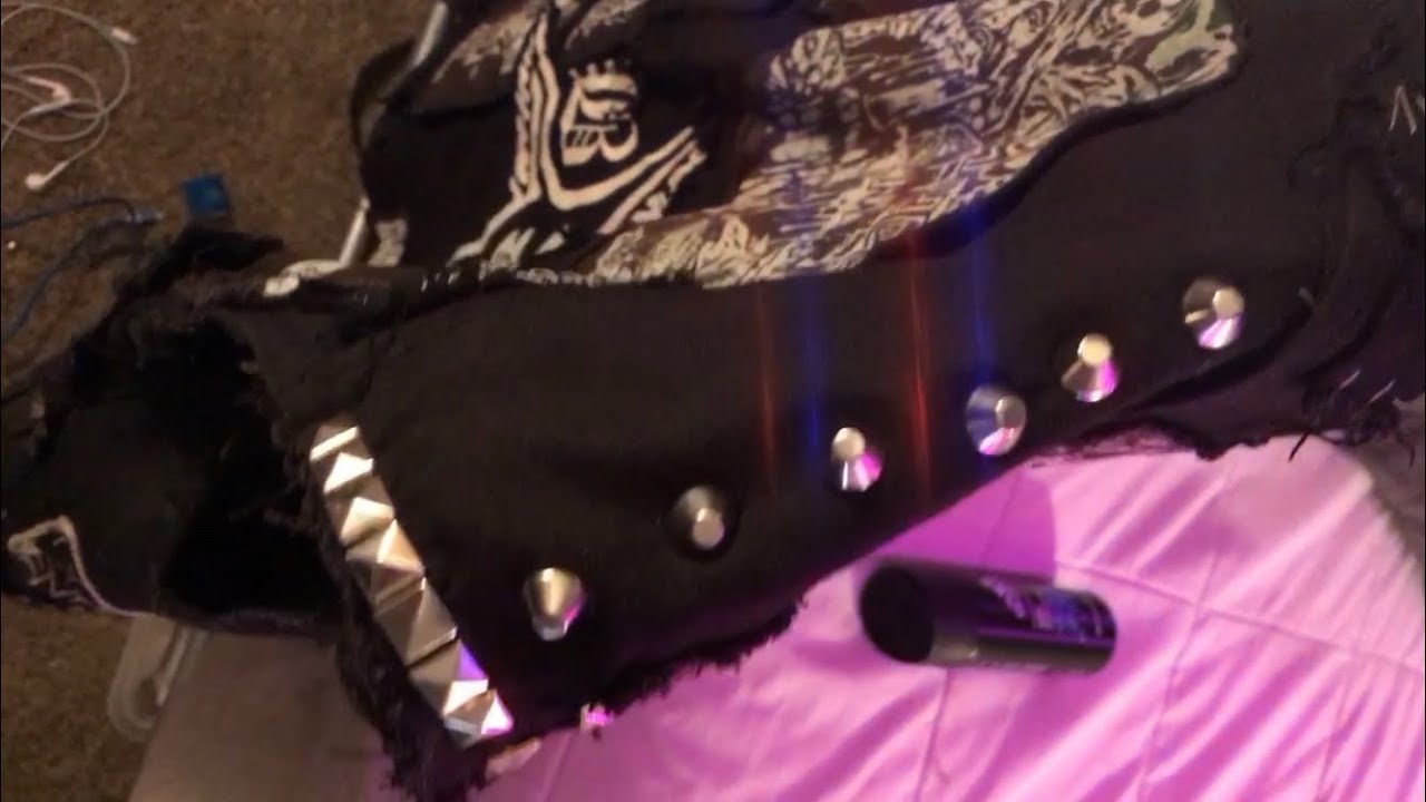 PUTTING STUDS ON MY JACKET YouTube