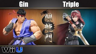 闘龍門 #37 Gin(Ryu) Vs. Triple(Lucina) - スマブラforWiiU | Smashlog