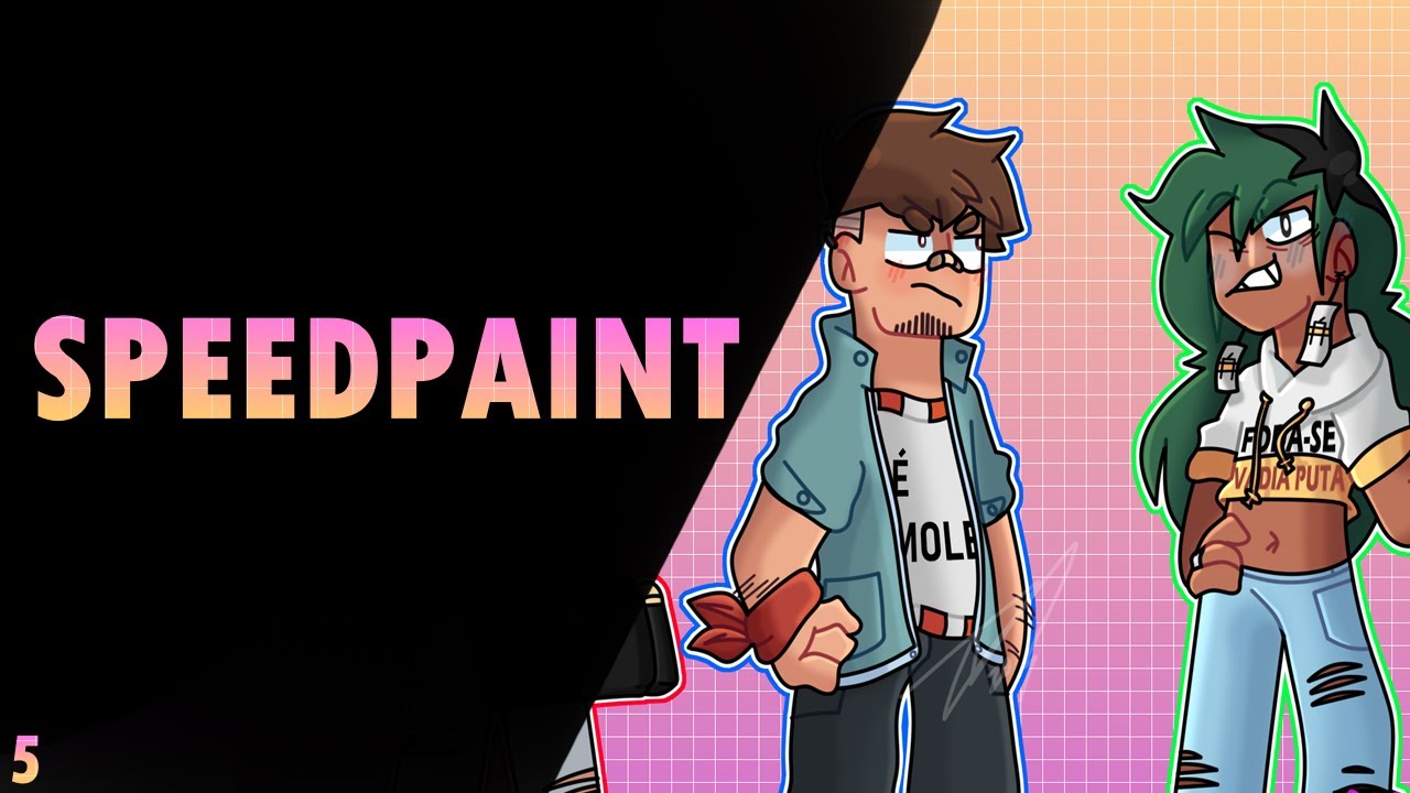 OC | SPEEDPAINT - Redesign Trio #5 - YouTube
