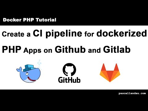 Run PHP on Docker in a CI Pipeline via Github and Gitlab [Tutorial]