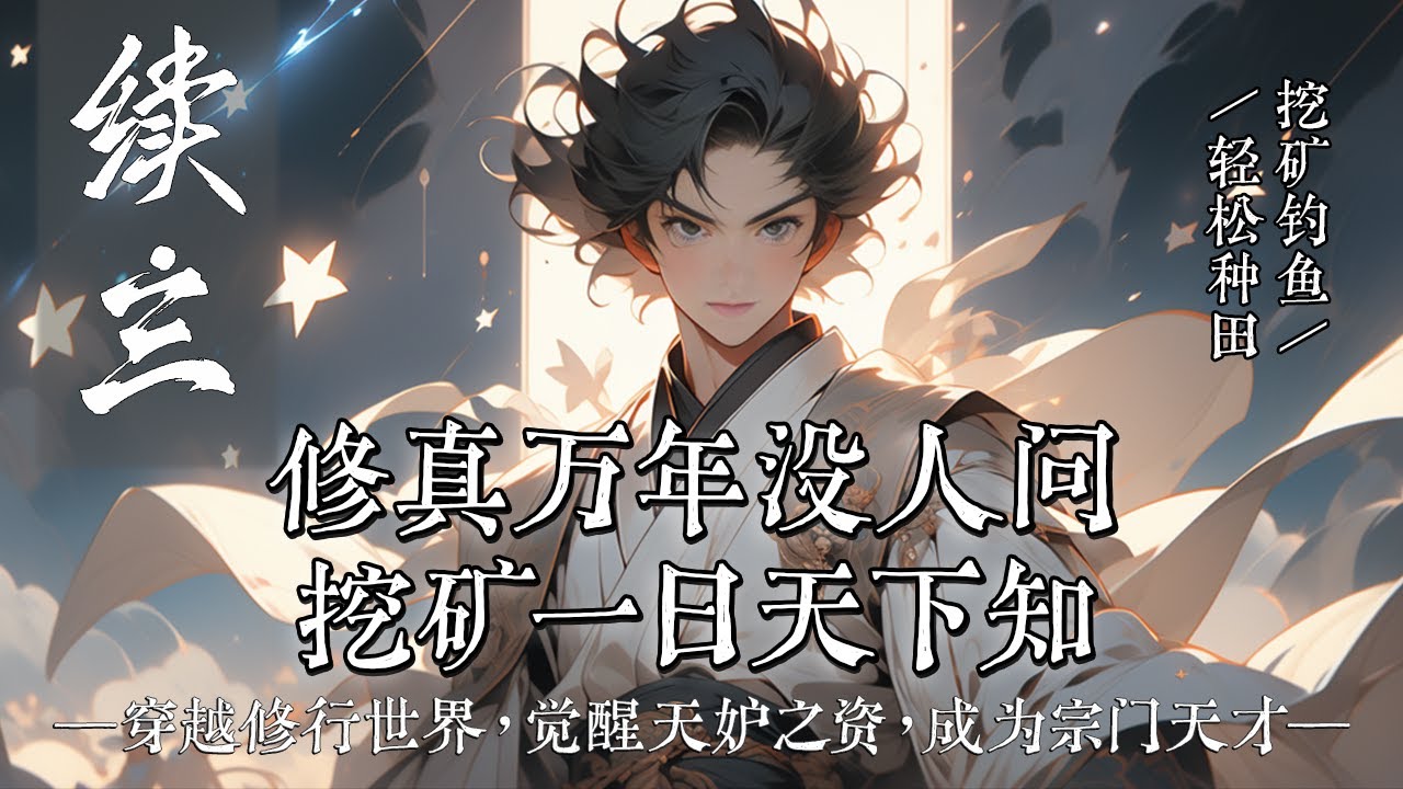 《修真万年没人问，挖矿一日天下知》卷三/季阳穿越 #修仙 世界十八年，历经沧桑受尽委屈，七岁觉醒 #金手指，十三岁骗进黑矿，十六岁仙人指点，十七岁发奋要进#仙门 修炼