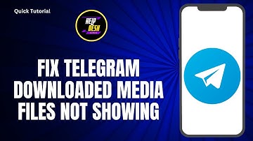 How To Fix Telegram Downloaded Media Files Not Showing On Android | Help Desk Gurus Tutorial