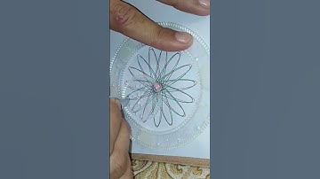 Colored Spirograph Gear 150-105 Design | Wheel 56 Design | Spirograph | Yasir Kehkshan Vlogs