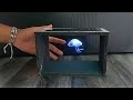 como hacer un proyector de holograma 3D con SMARTPHONE y carton reciclado holograma CASERO FACIL