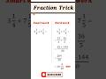 Nice fraction trick #maths