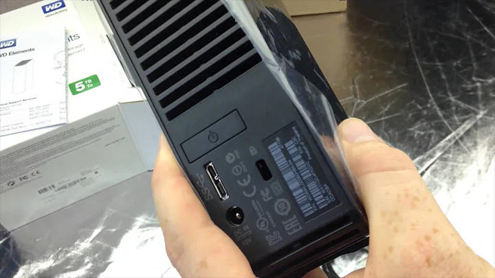WD My Book 5TB 3.5" External Hard Drive unboxing