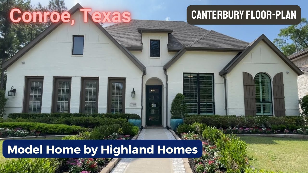 Highland Homes Canterbury 2,810 SF 4 Bed 3.5 Bath Conroe, TX