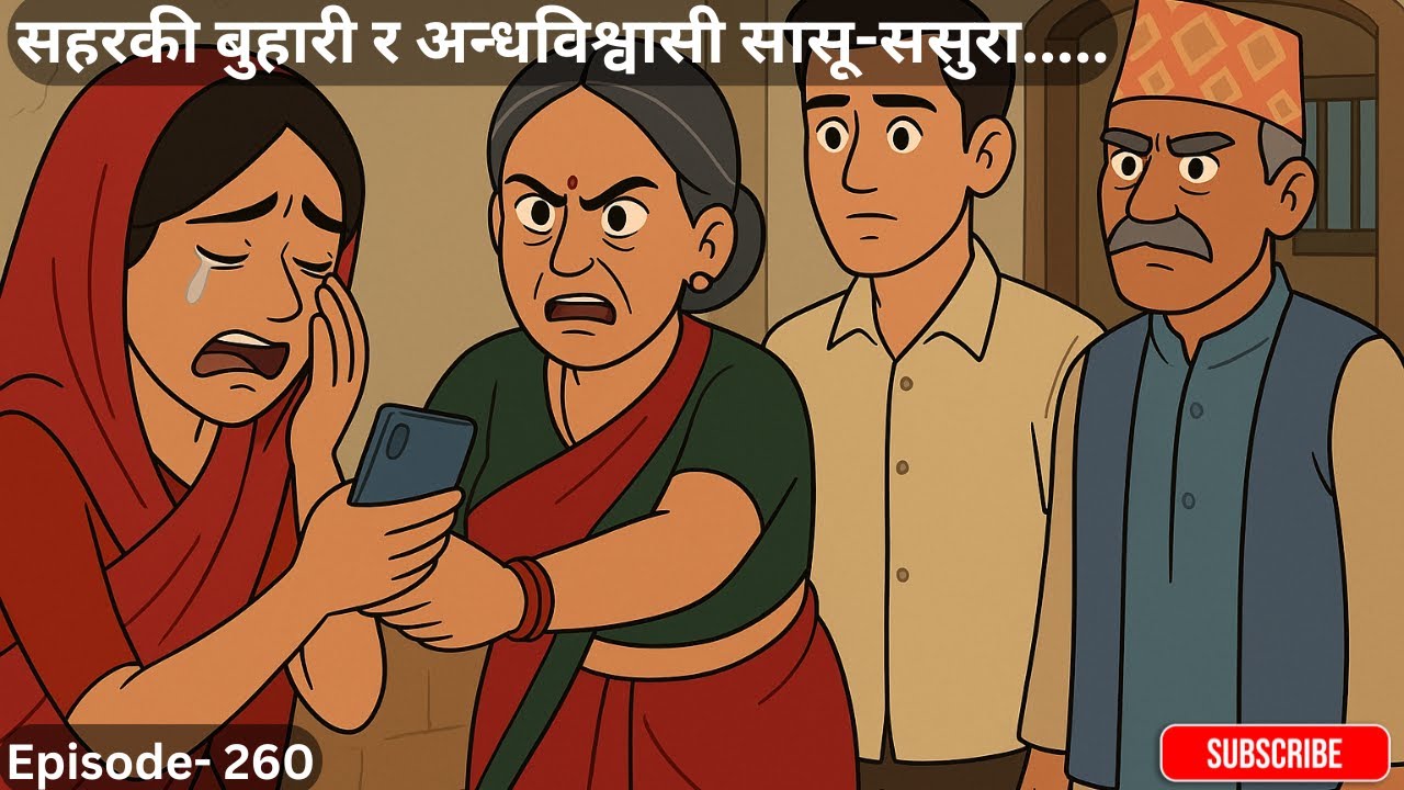 सहरकी बुहारी र अन्धविश्वासी सासू-ससुरा.... - 260 #kathamandap #suspensestories #lokkatha #sasubuhari