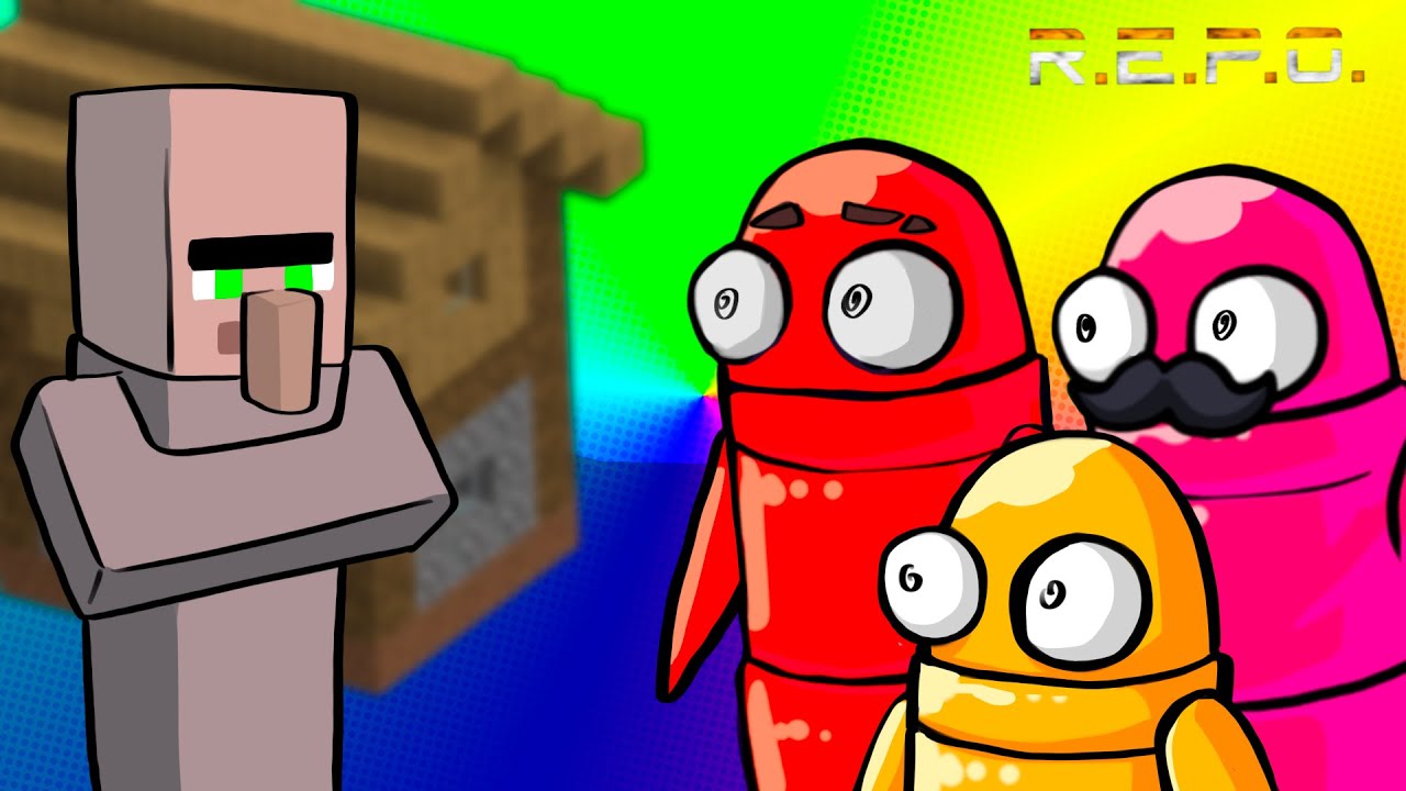 TRAFILISMY DO WIOSKI Z MINECRAFT | R.E.P.O #17 [MODY]