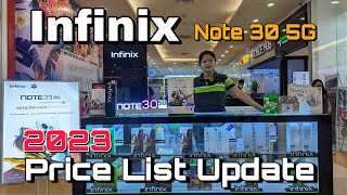 INFINIX Price List Update 2023, Infinix Note 30 5G, Note 12 Pro 5G, Note 10 Pro, Zero 5G, Hot30 Play