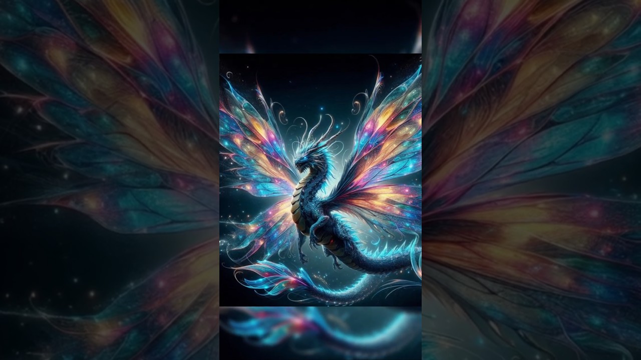 Breathtaking Mythical Animal Fusion: Dragon X Insect 