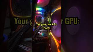 Your game, your gpu, again. #technology #gaming #gpu #pcsettings #nvidia #nvidiageforce #geforcertx