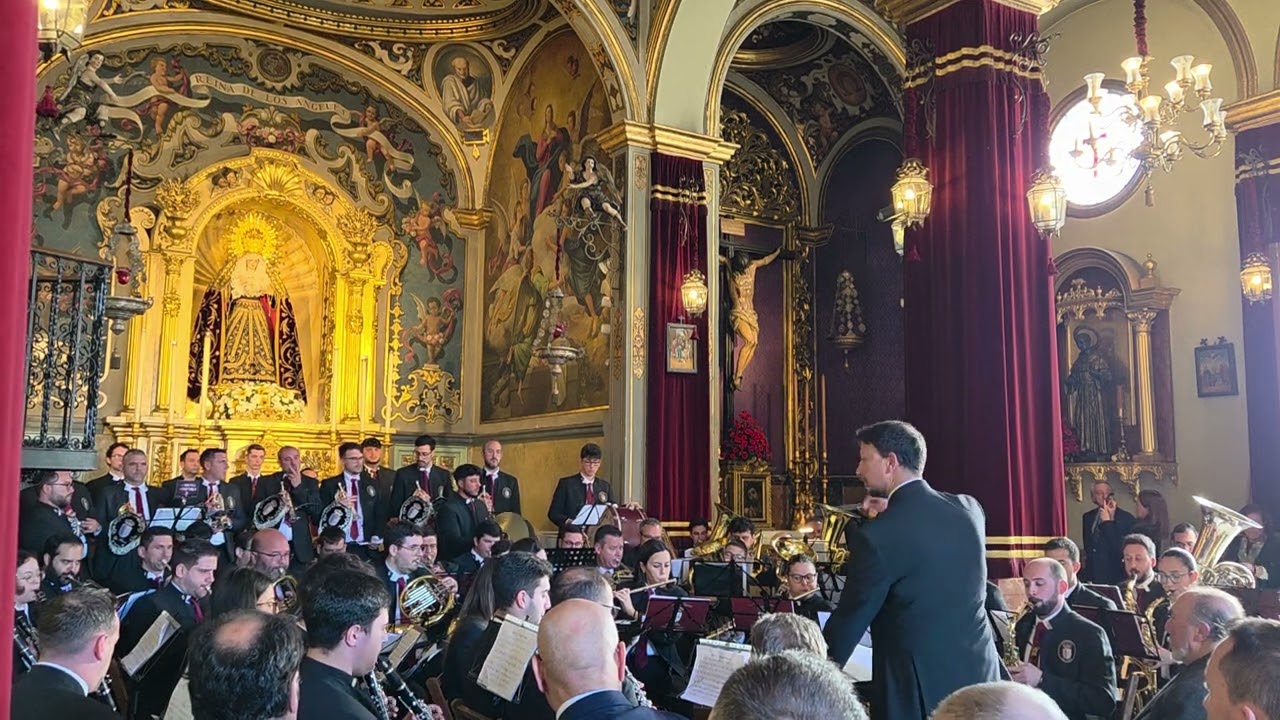 Reina y Señora Nuestra - Banda Las Nieves de Olivares en la Capilla de los Negritos de Sevilla 2025
