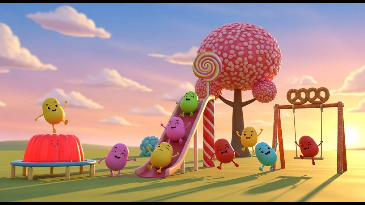 Colorful Bunty Beans – Sing Along Song  video