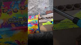 സാനം കളര്‍ ആണ്  - Rangoli - 15 Smoke shot Sri krishna fireworks #Vishu#vishu2026#shorts#padakkam
