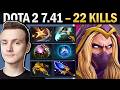 Invoker with Linkens and 22 Kills - Dota 7.41