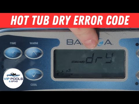 Hot Tub DRY Error Code / Hot Tub Not Heating