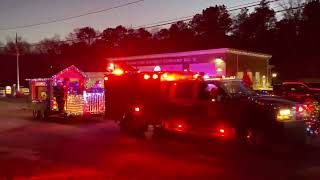Ridge Fire Department Santa parade 2022 at various locations