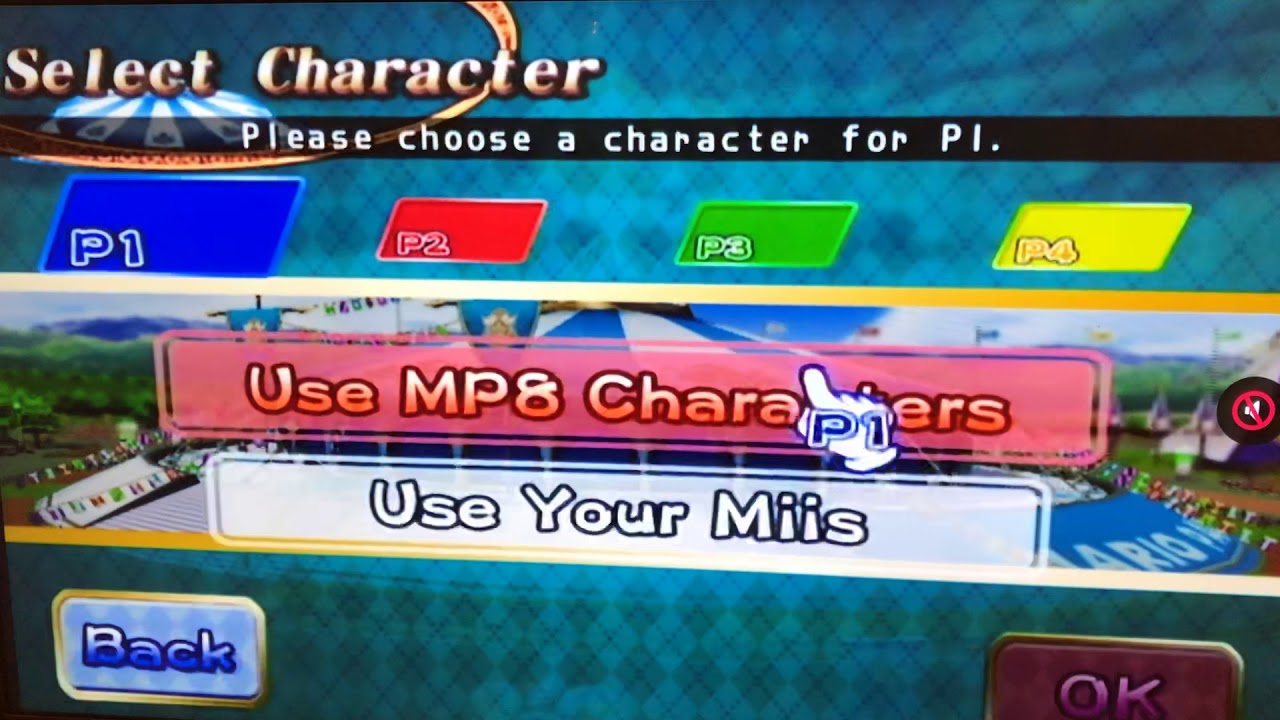 Mario Party 8 Star Carnival Bowling 4 players