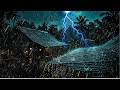 Rain Sounds at Night in Forest | No Thunder | Deep Sleep Ambience