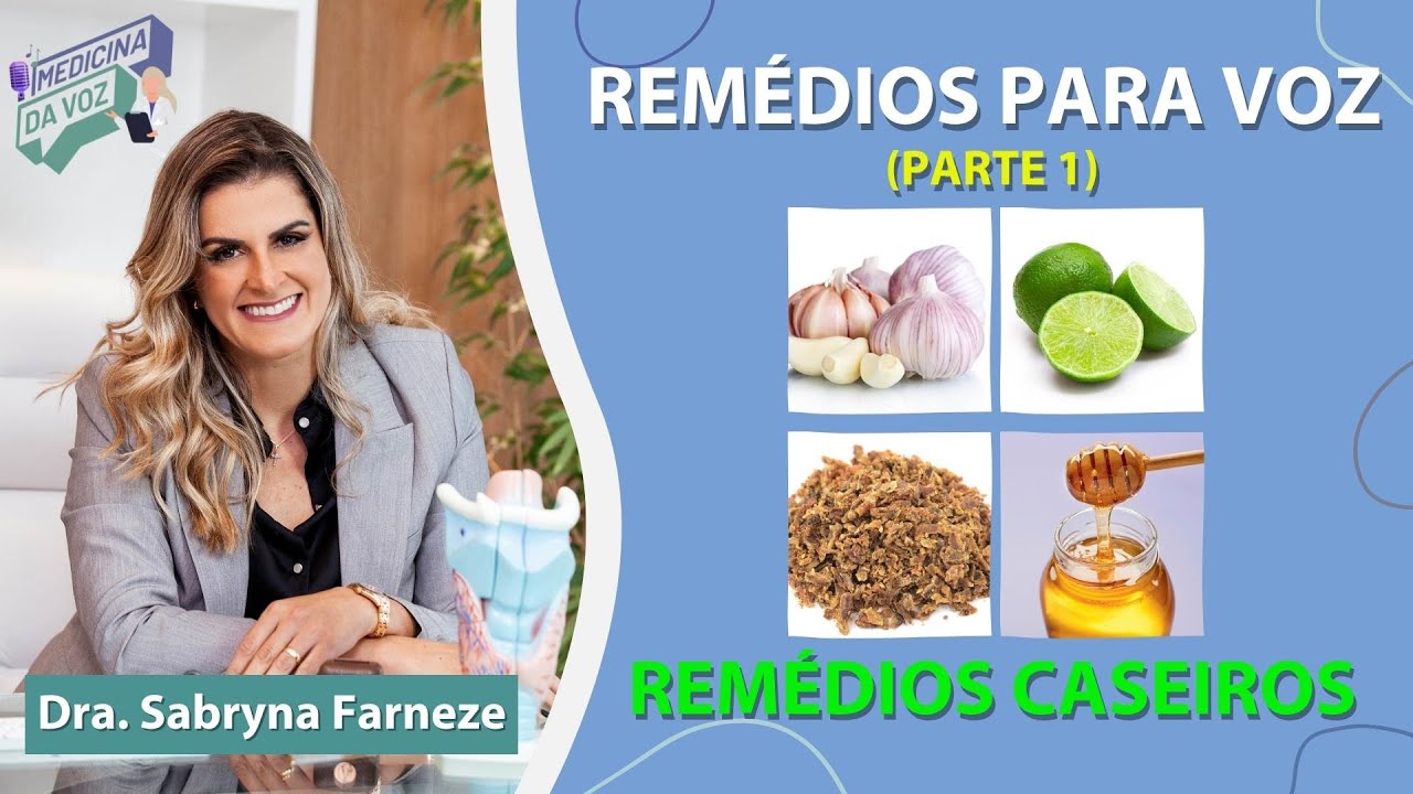 Remédios caseiros para voz (Parte 1) - Remédios para Voz - YouTube