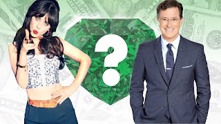 WHO’S RICHER? - Zooey Deschanel or Stephen Colbert? - Net Worth Revealed!