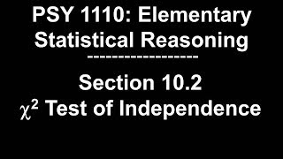 PSY1110: Section 10.2