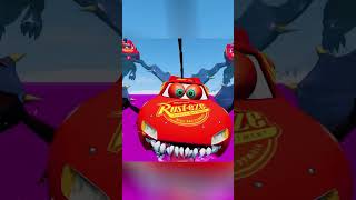 Monster Lightning McQueen Fly Eater VS Spider McQueen | Coffin Dance Cover