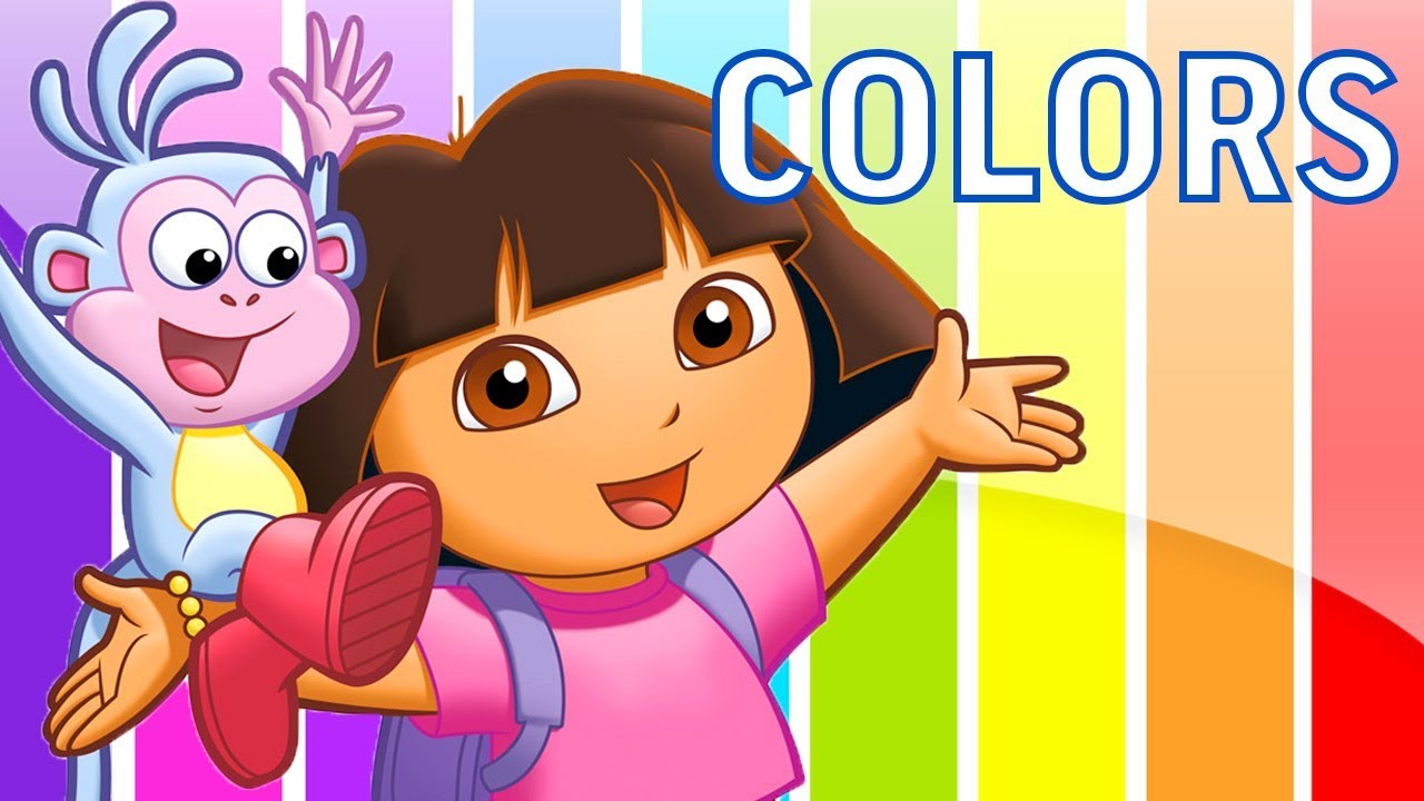 Nickelodeon Dora the Explorer & Boots Learning Colors For Kids Children ...