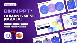 Cuma Ketik Prompt, Slide PPT Jadi Otomatis dalam 5 mnt (Gambar, Materi, Layout Lengkap) - OceanDoc ✨ screenshot 2