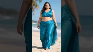 From Desert Royalty To Beach Glam Plus Size Saree Fashion Journey