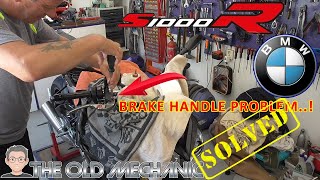 BMW S1000R BRAKE HANDLE STUCK..? THIS IS HOW TO FIX IT YOURSELF