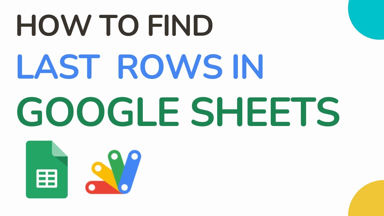 How To Find The Last Row In Google Sheets With Google Apps Script How To Find The Last Row In Google Sheets With Google Apps Script