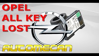 Opel Astra All Keys Lost . Successfully Recovered Immobilizer Data