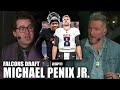 Mad mel reacts to michael penix jr the falcons you just paid kirk cousins 