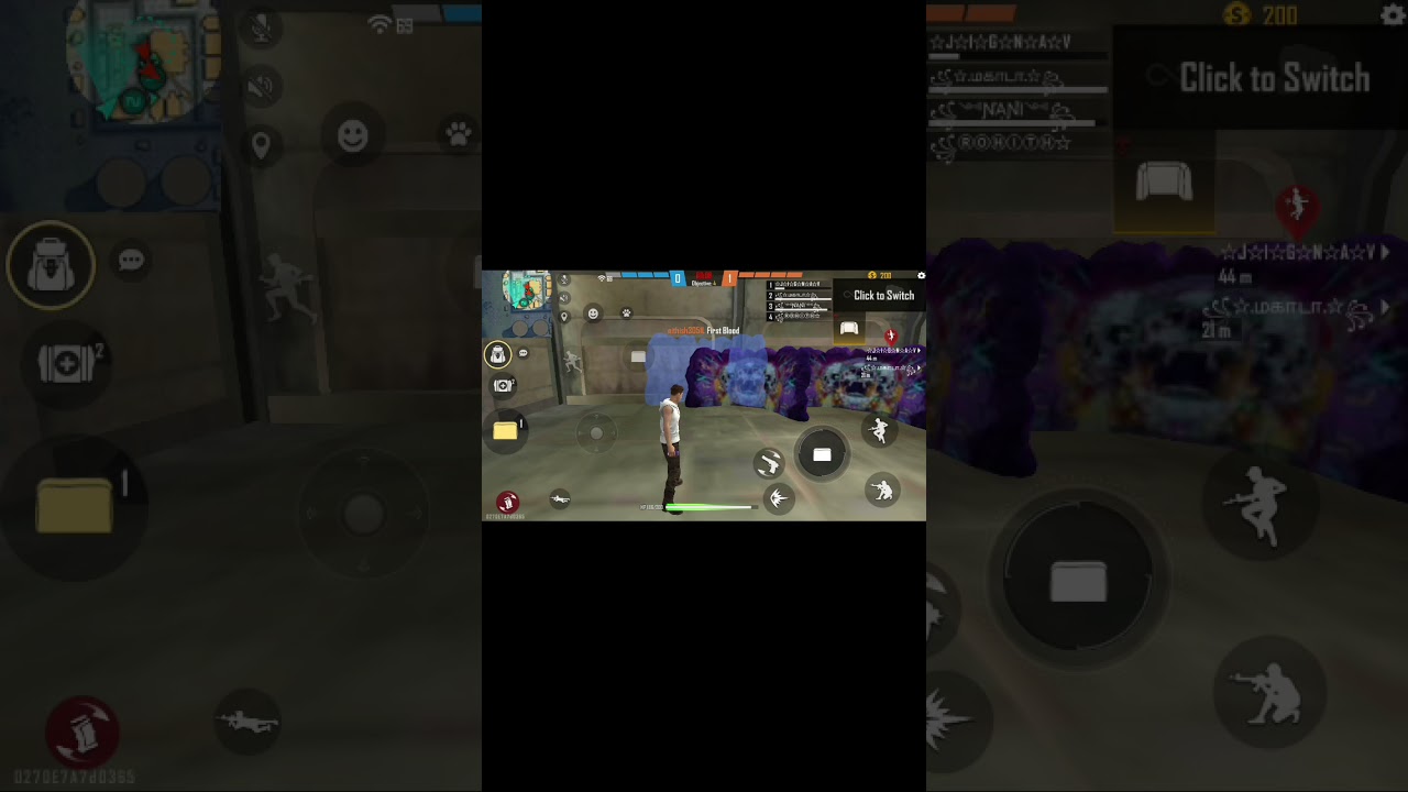 CHARACTER SKYLER skill test in Free Fire