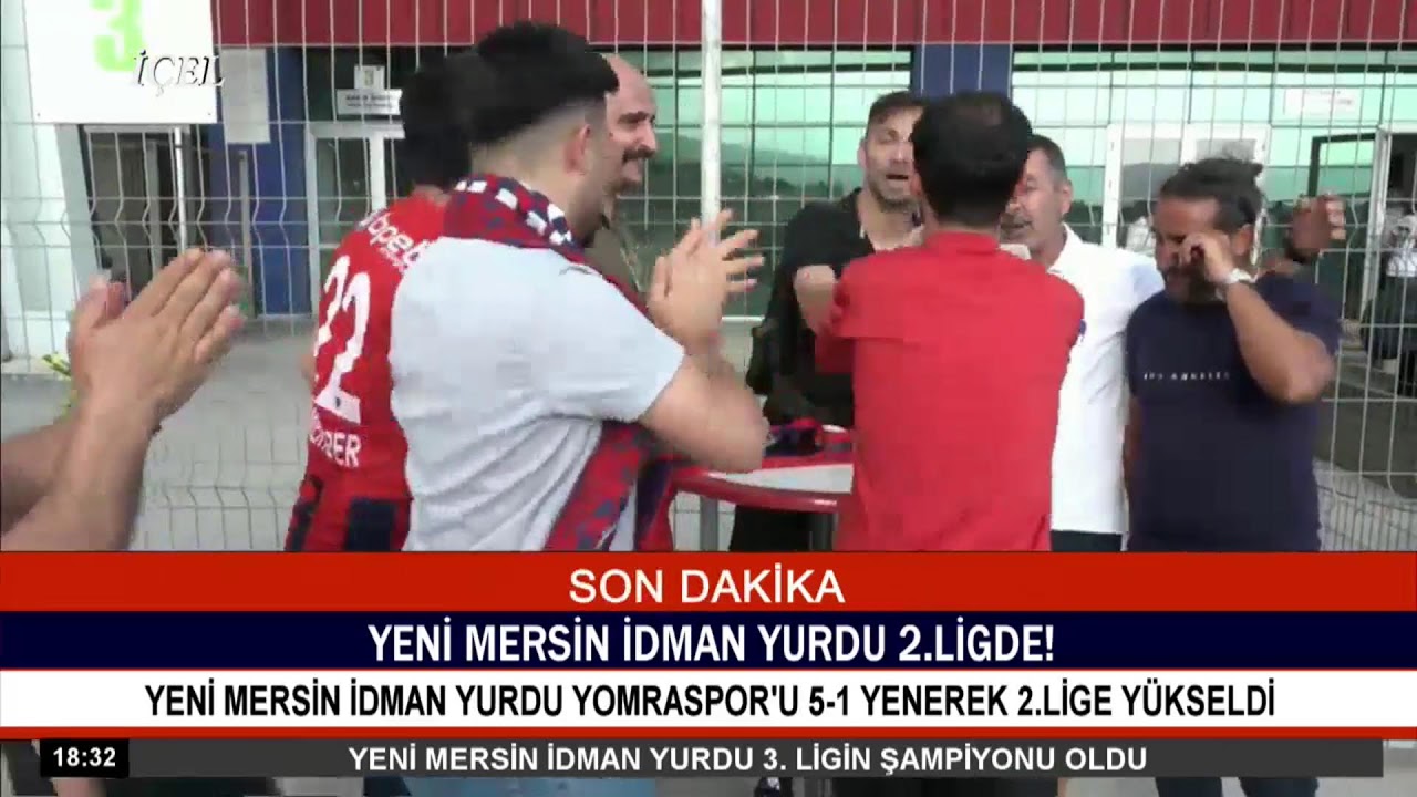 #Canlı Yeni Mersin İdman Yurdu Şampiyon Oldu!