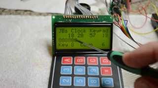 4x4 Keypad Matrix Demo with Code and Wiring