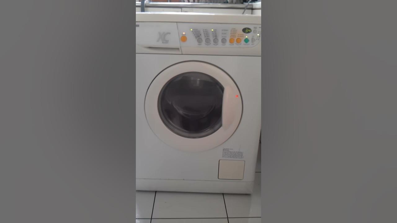 Zanussi Jetsystem XC 1200 spin washer dryer YouTube