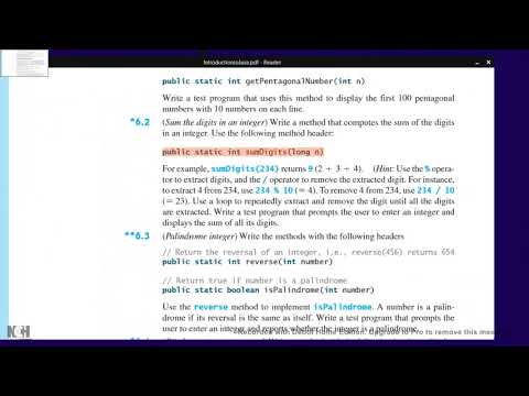Introduction To Java Programming   Exercise 6 2a
