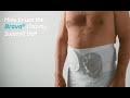 Brava ostomy support belt  how to use