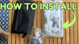 The Installation Process Of The Augo Magnetic Screen Door
