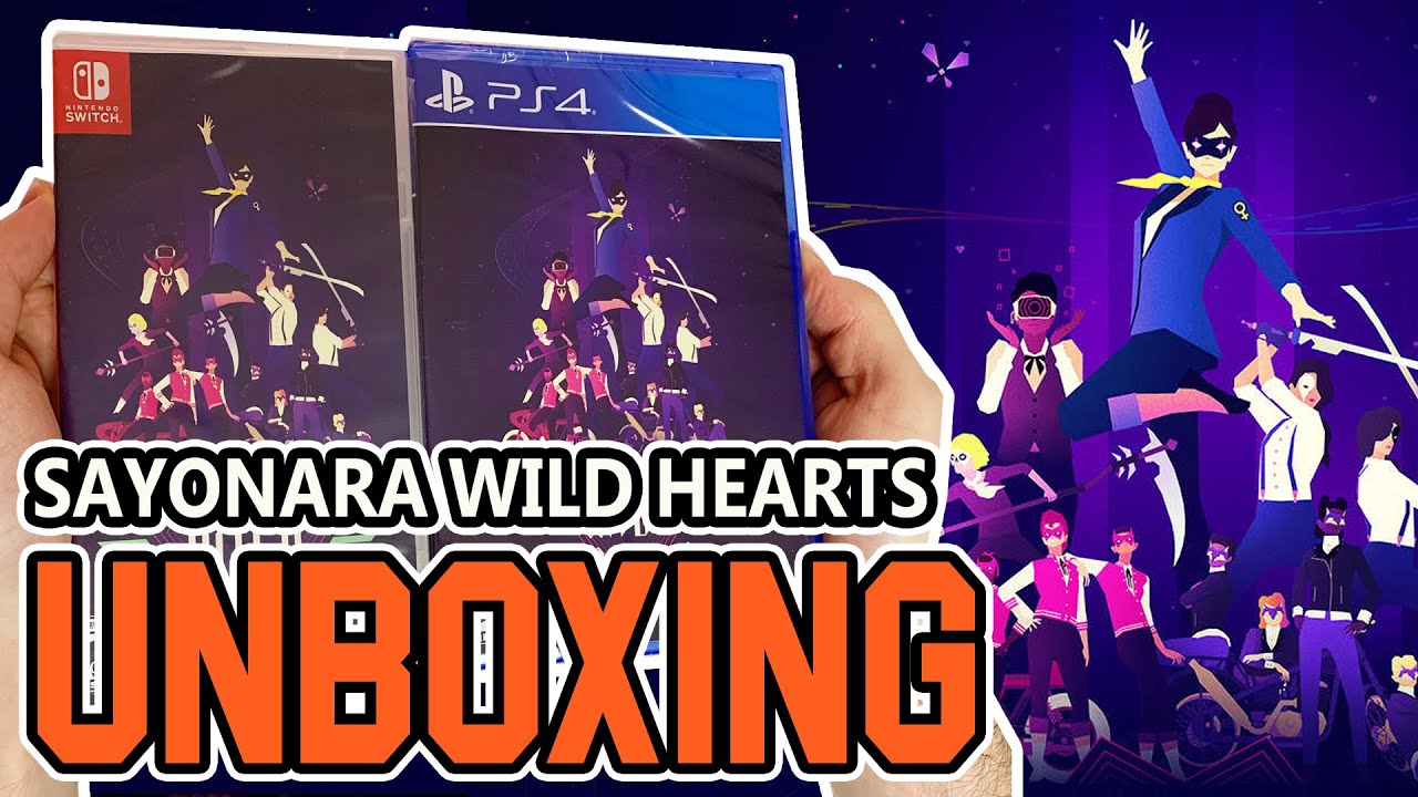 Hearts Unboxing (PS4/Switch) Sayonara Wild - YouTube